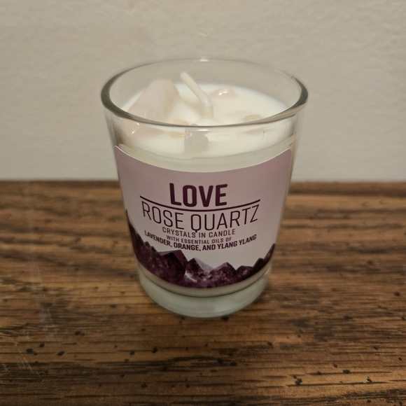 Love Rose Quartz Candle - Picture 2 of 2